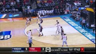 Gonzaga vs. Utah: Kyle Kuzma layup