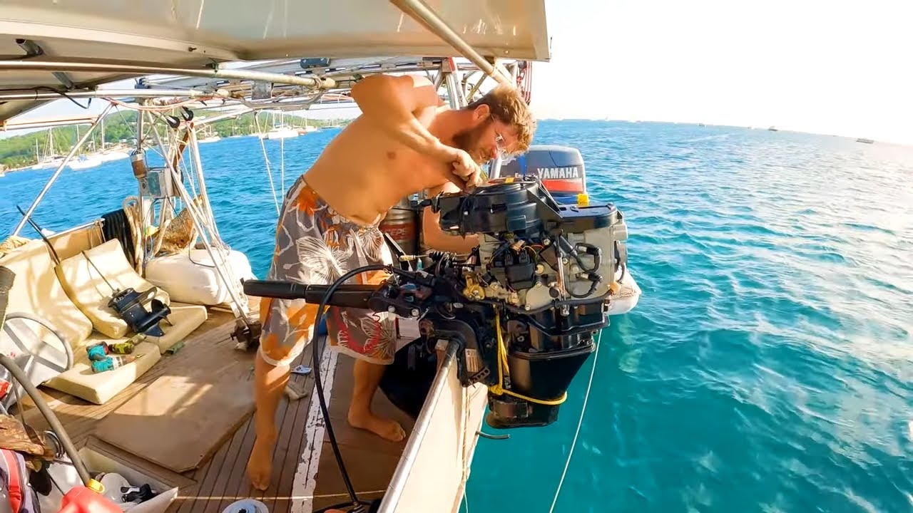 Ремонт лодочных моторов Мартинийск )) - YouTube