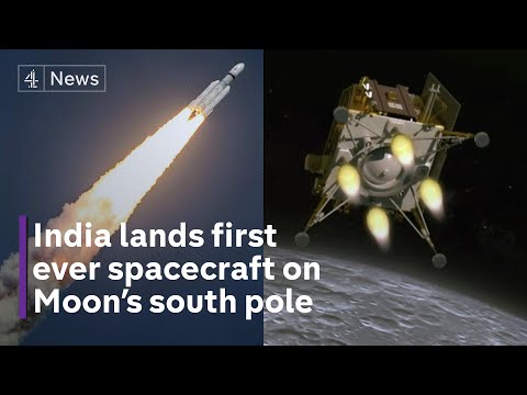 India becomes first country to land near Moon’s south pole