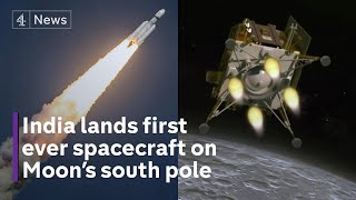 India becomes first country to land near Moon’s south pole