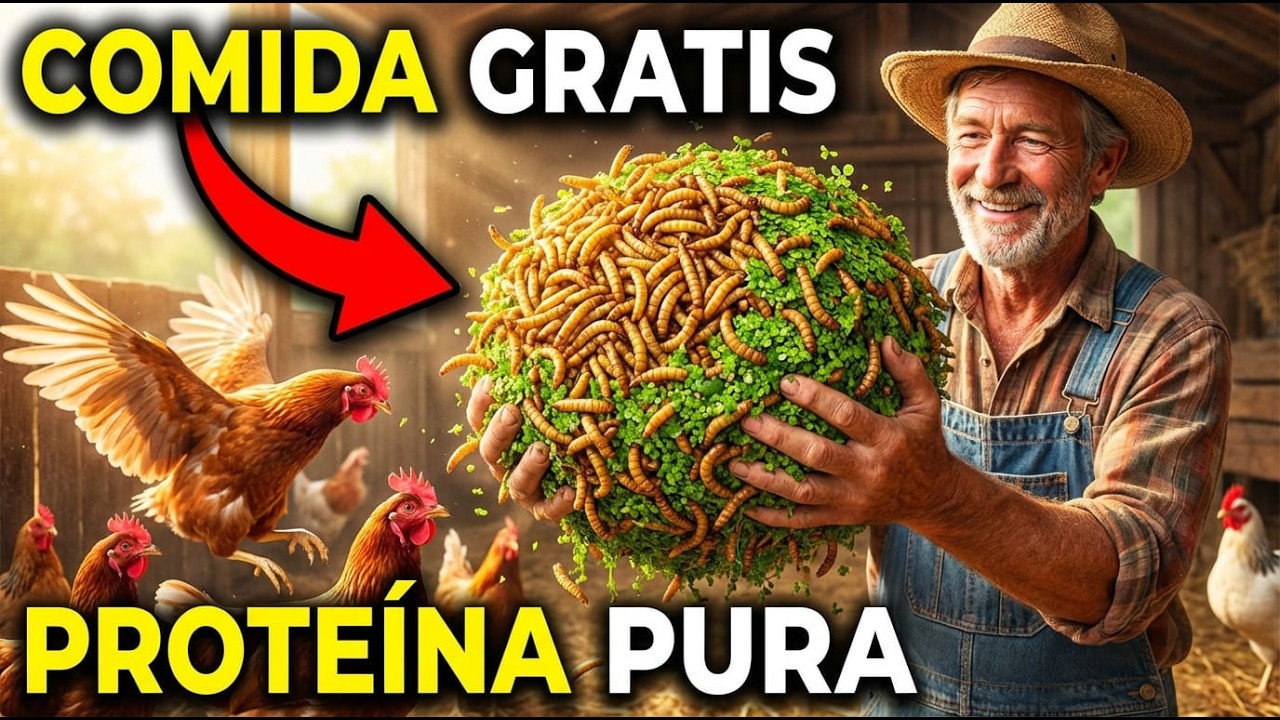 ¿EL INSECTO CON MÁS PROTEÍNA QUE EL MAÍZ PARA TUS GALLINAS? SE DUPLICA CADA 48 HORAS (GRATIS)