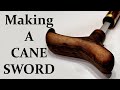 Woodturning - Cane Sword