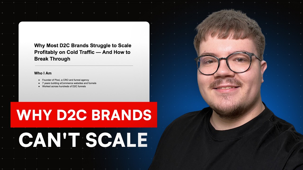 Why D2C Brands Struggle to Scale Past $300k/Month (And How to Fix It)