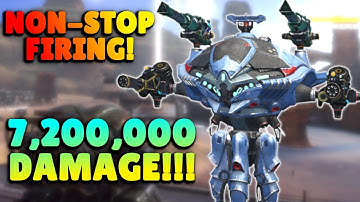 Crazy! 7,200,000 DMG NODENS RETALIATOR KRAIT BEST Hybrid Build | War Robots Max Titan Gameplay WR
