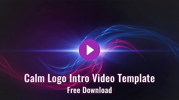 Calm Logo Intro Video Template No Text No Copyright Free Download