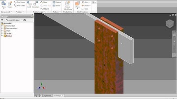 Autodesk Inventor Tutorials Machinist Square part 2--Assembly