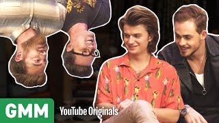 Upside Down Interview w/ Stranger Things' Joe Keery & Dacre Montgomery