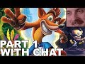 Forsen plays: Crash Bandicoot - N. Sane Trilogy | Part 1 (with chat)