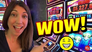 OMG!  BIG WIN on a cruise ship slot machine #slots #cruise #casino