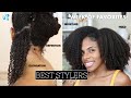 Best Stylers for Natural Hair 💦 | Week of Favorites | Type 4 Wash & Go Friendly!! HOLD, DEFINITION..