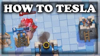 How to Use Tesla | Clash Royale 🍊