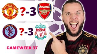 Premier League Gameweek 37 Predictions \& Betting Tips!