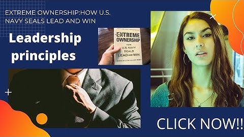 PRINCIPLE LEADING UP AND DOWN THE CHAIN(leadership principles)||EXTREME OWNERSHIP|| BOOK CLUB