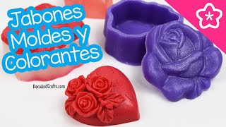 Jabones Caseros Decorativos probando Moldes y Colorantes - DecoAndCrafts