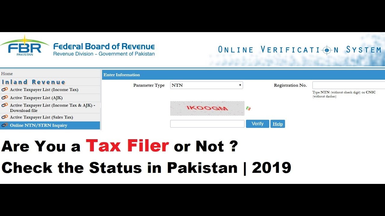 how-to-check-tax-filer-or-non-filer-status-in-pakistan-fbr-income