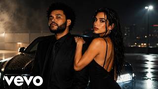 The Weeknd & Dua Lipa - Close Your Eyes (Lyrics Video) | Emotional Night Drive Music