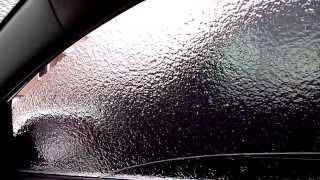 Frozen Ice Storm - Thick ice covering the entire car!