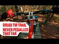 MTB Tinjan/Trieste Drugi Tir, downhill mountain bike trail, Tinjan, Slovenija near Trieste, Italy