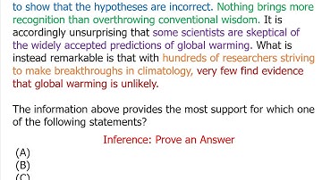 June 2007 LSAT, Section 2, Logical Reasoning, Question 18, Explanation
