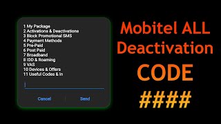 Mobitel Deactivation USSD CODE ! NEWS ! LIVE SCREEN ! Game Service screenshot 5