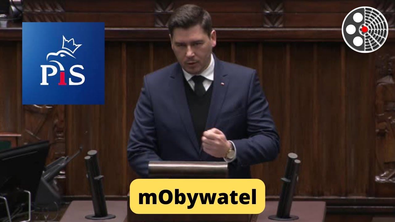 Dariusz Stefaniuk ustawa o aplikacji mObywatel YouTube