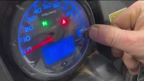 How To Check pull Engine Codes From Dash Cluster On Polaris RZR Ranger 1000 900 800 570