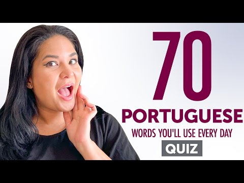 Quiz | 70 Portuguese Words You'll Use Every Day - Basic Vocabulary #47