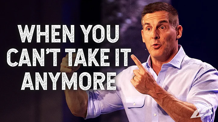 When You Can't Take It Anymore - The Good Work Par...