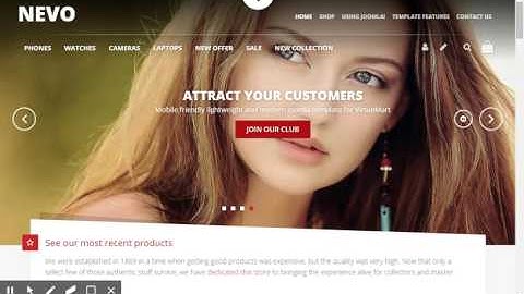 Nevo Virtuemart Template Demo