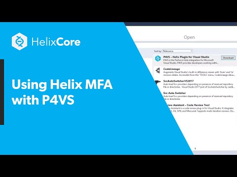 Using Helix MFA with P4VS