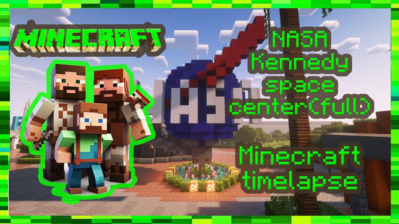 NASA Kennedy space center in Minecraft, 