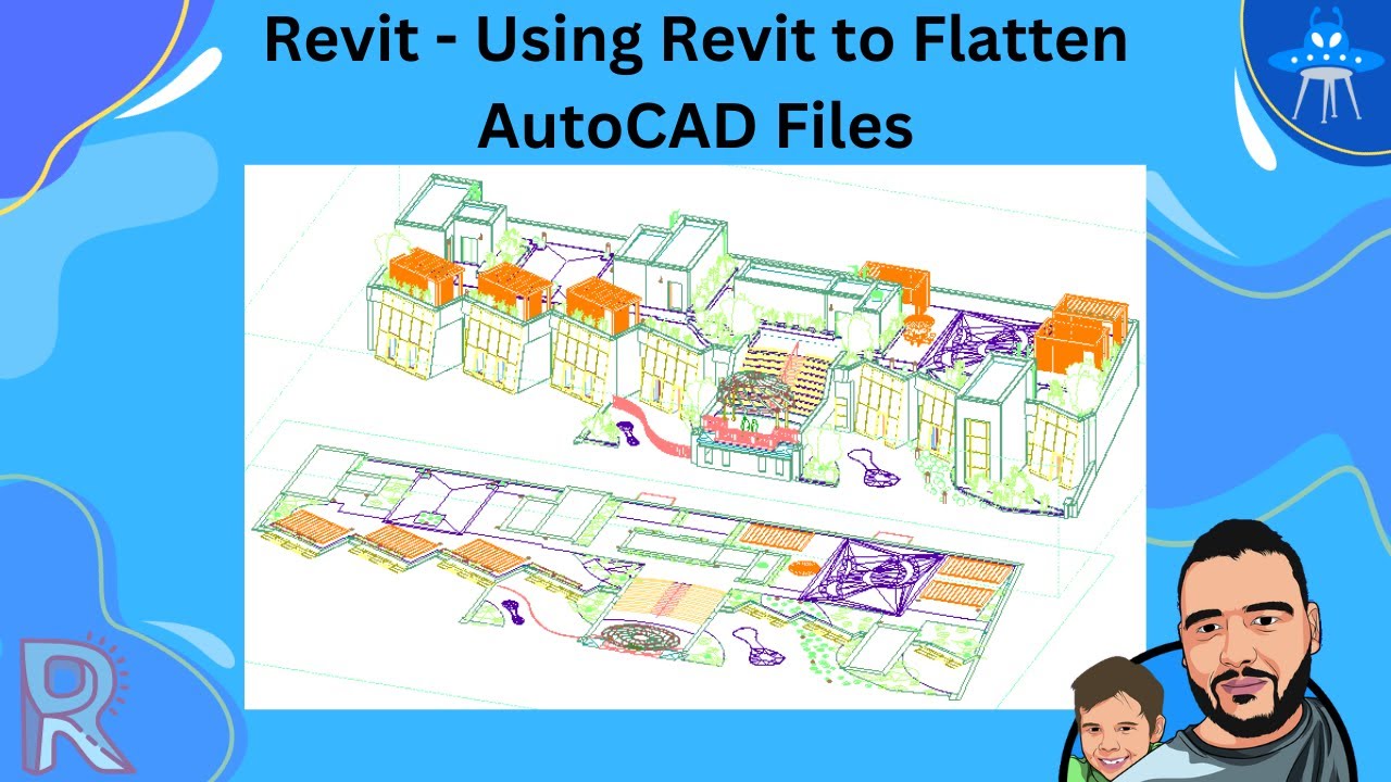 Revit Using Revit to Flatten AutoCAD Files Revit Workarounds YouTube