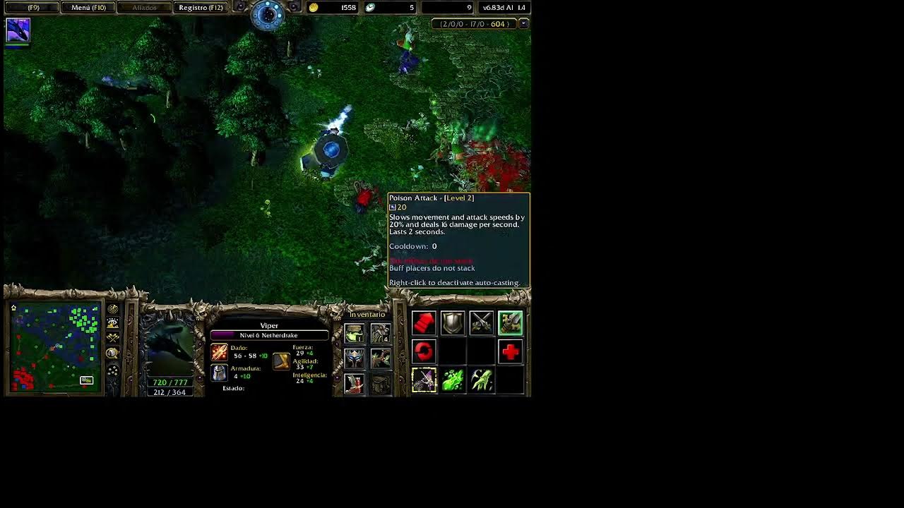 Warcraft 3 frozen throne dota v6 83d all viper en vivo de 2025 youtube
