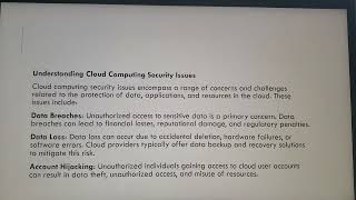 Cloud Computing Security Issues: Understanding the Risks and Solutions
