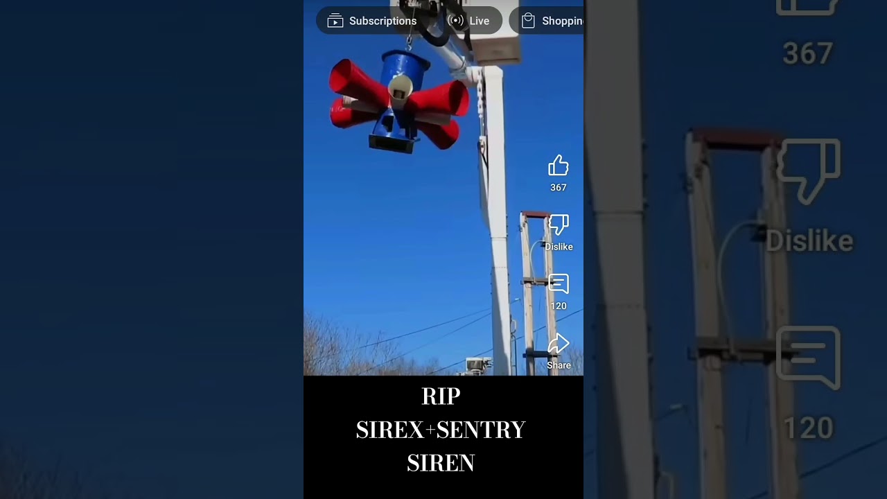 RIP SIREX+SENTRY SIREN