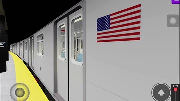 NYCT C via D Line: R142 Clearence Test Train passes by 167 St