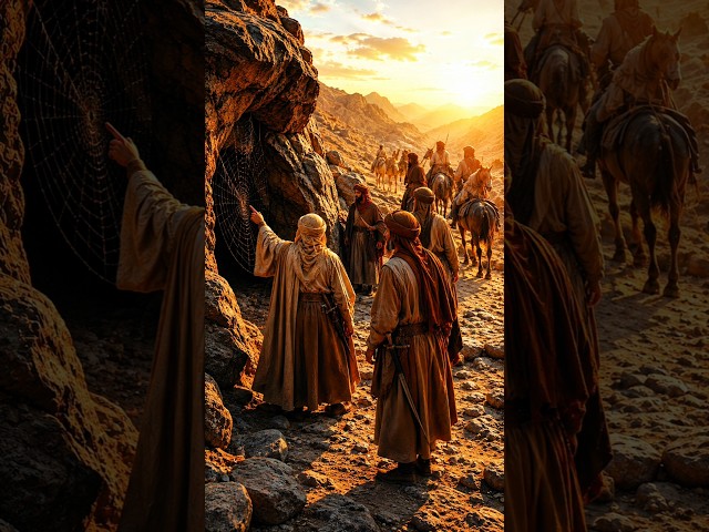 The Cave of Thawr: When Allah Protected His Beloved ﷺ 🤲✨