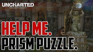 Uncharted The Lost Legacy : Prism Mirror Light Reflection Puzzle screenshot 4