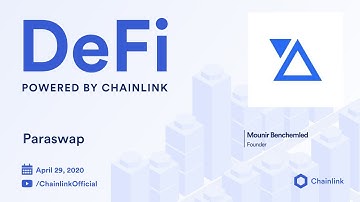 Paraswap Video Q&A: Chainlink Blockchain Oracles in DeFI