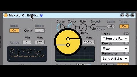 Mapping Sensory Percussion Controllers to Ableton Live With "Max Api CtrlMIDIcc"