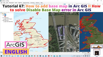 How to add base map in ArcGIS II Base Map Error II How to solve disable base map error in ArcGIS