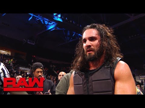 Seth Rollins exits the arena following Ambrose assault: Raw Exclusive, Oct. 22, 2018