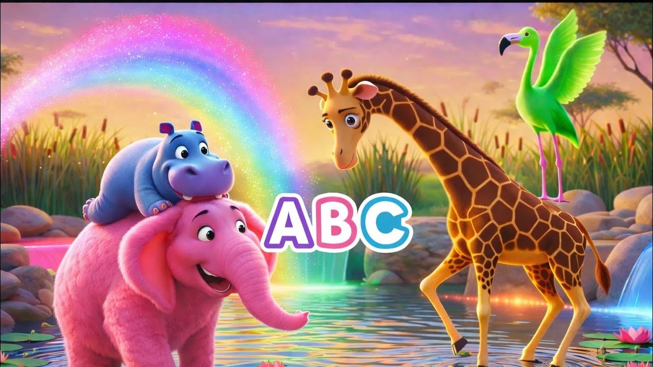 ABC Safari Animal Song Sound | ABC Song For kids | Nunu Kids Tv