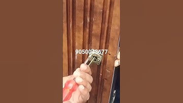 How to insert a electronic lock in profile gate part 4