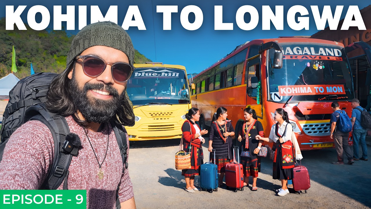 I Somehow Reached LONGWA via MON 🚌 | Travelling on SUNDAY Was Bad Decision 😭 | Konyak Tribal Village