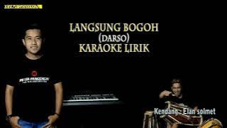 Langsung bogoh (Dola doli) karaoke lirik - putra panggugah