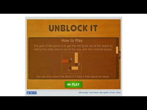 Facebook's UnBlock It Puzzle Solution: Level 46