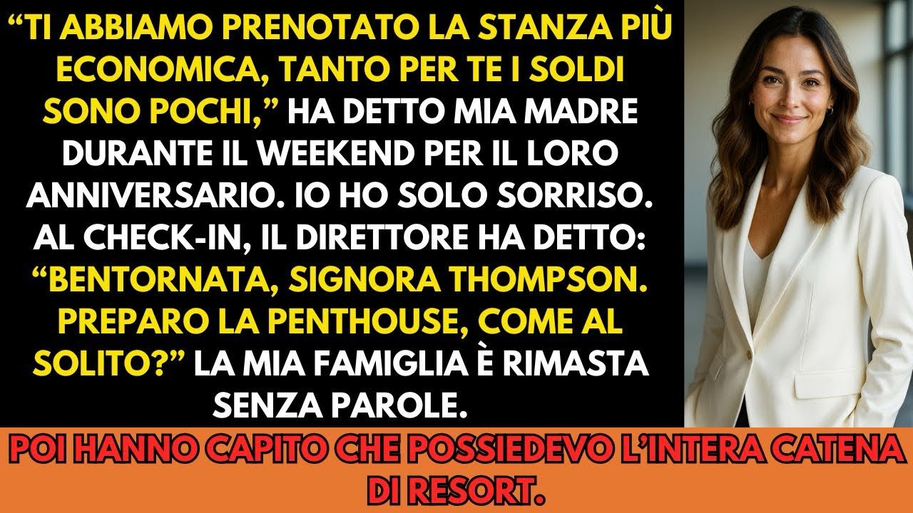 Mi hanno prenotato la stanza più economica… finché il direttore non mi ha chiamata proprietaria
