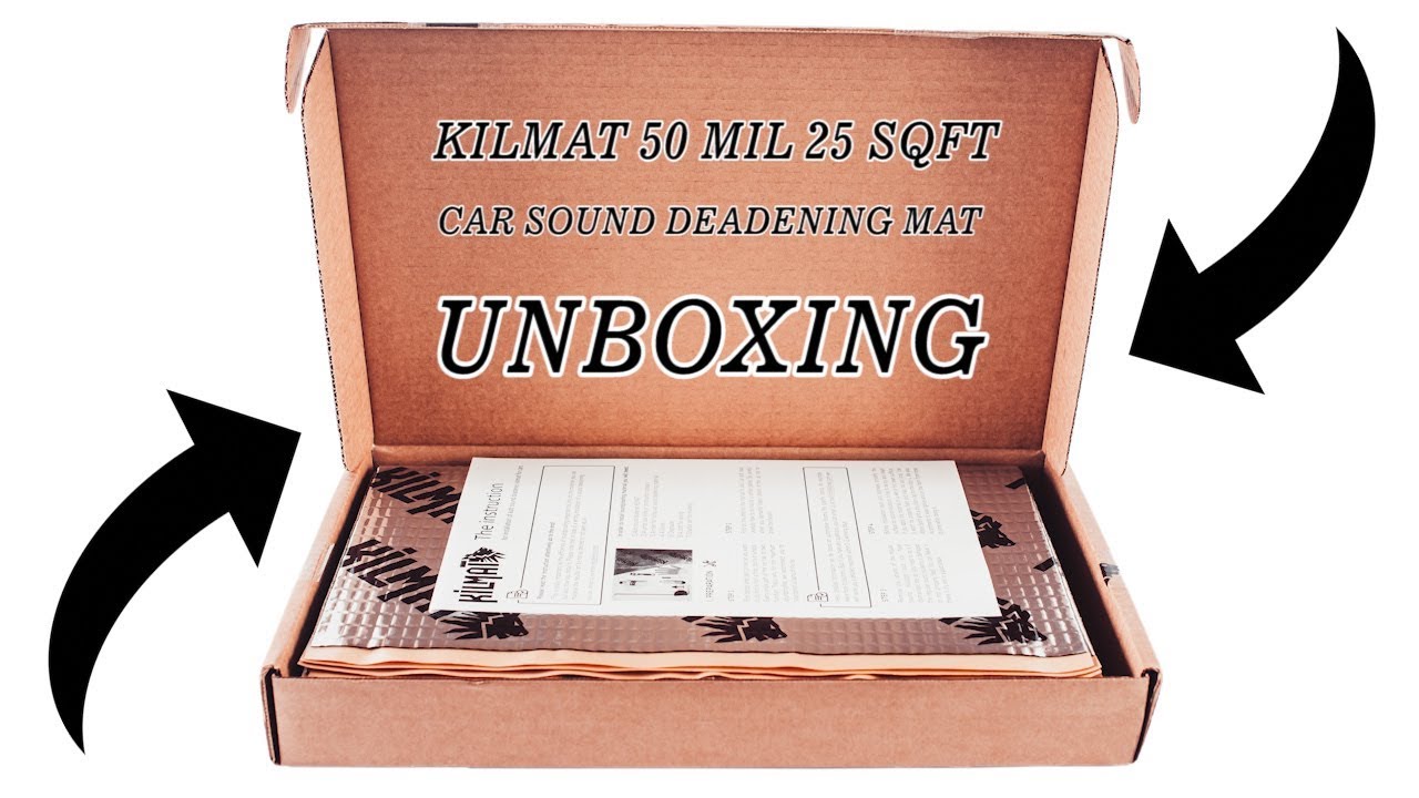  Kilmat Sound Deadener License Plate Kit Plain Pak 12 X
