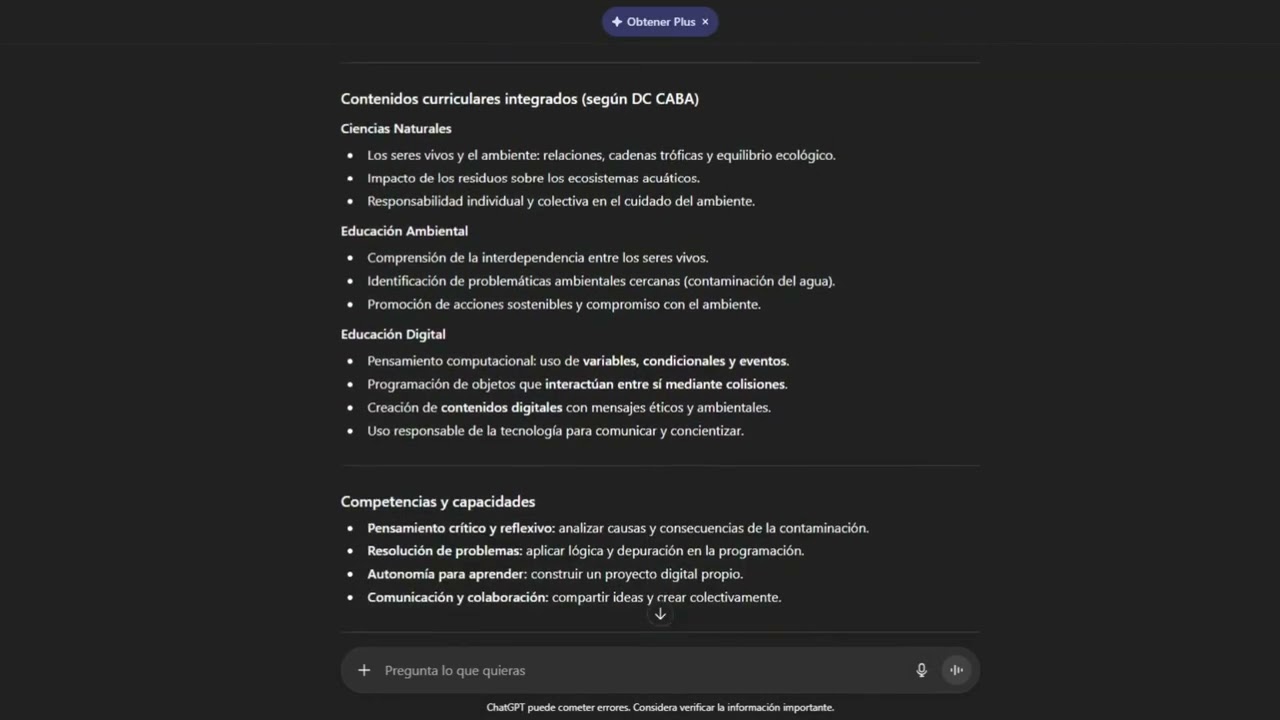 Vídeo interacción Chat GPT